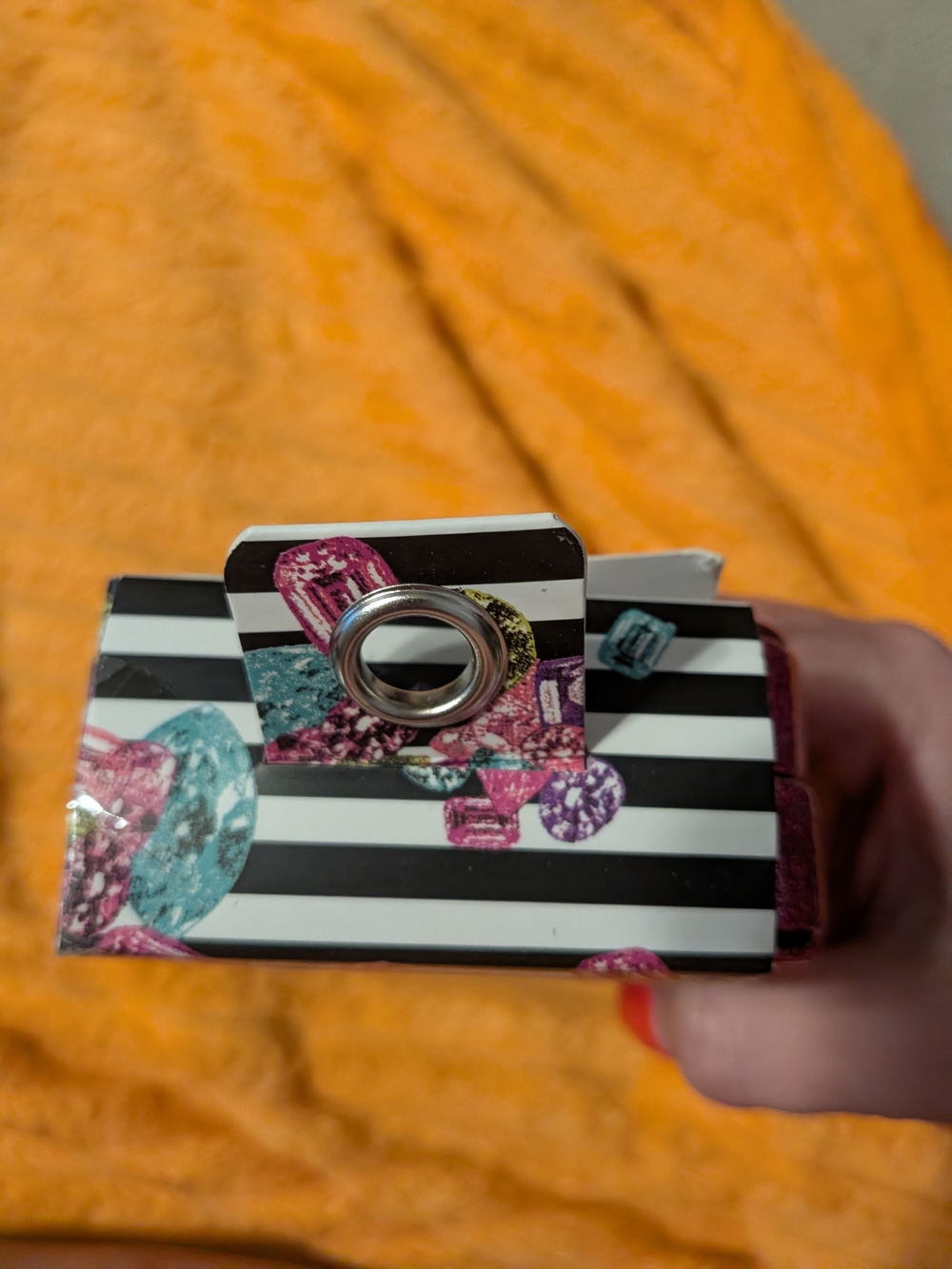 Betsey Johnson Deluxe 7 Piece Nail Kit In A Cute Glittery Purple Case - Picture 5 of 5